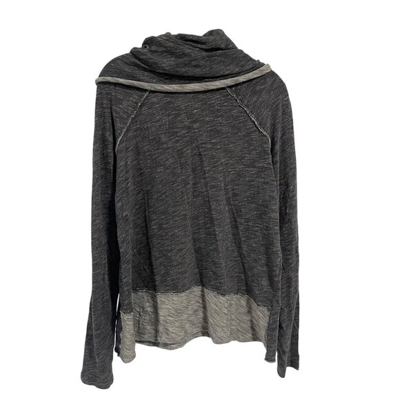 Free People Beach Cocoon Cowl Neck Pullover Gray Top Size XS/S - Picture 5 of 7